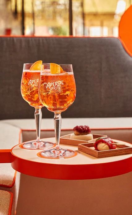 Aperol - Large Spritz Glass : The Whisky Exchange