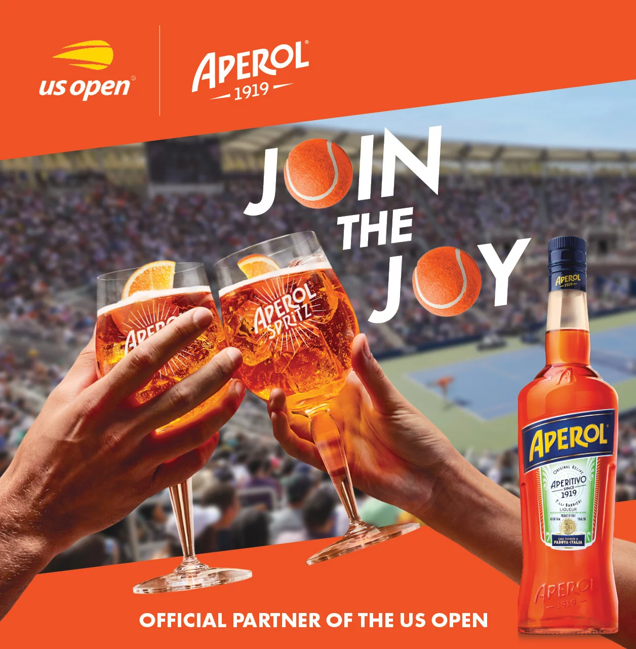 Aperol Spritz's US Open sponsorship and popularity